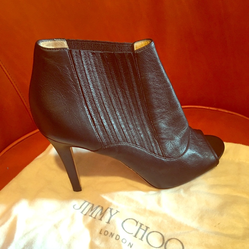 Jimmy Choo Open Toe Booties